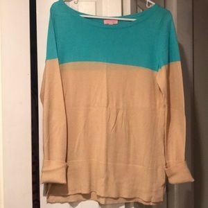 Lilly Pulitzer 2 tone Sweater